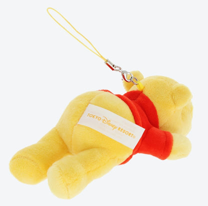 Japan Tokyo Disney Resort Winnie the Pooh Plush Keychain Strap