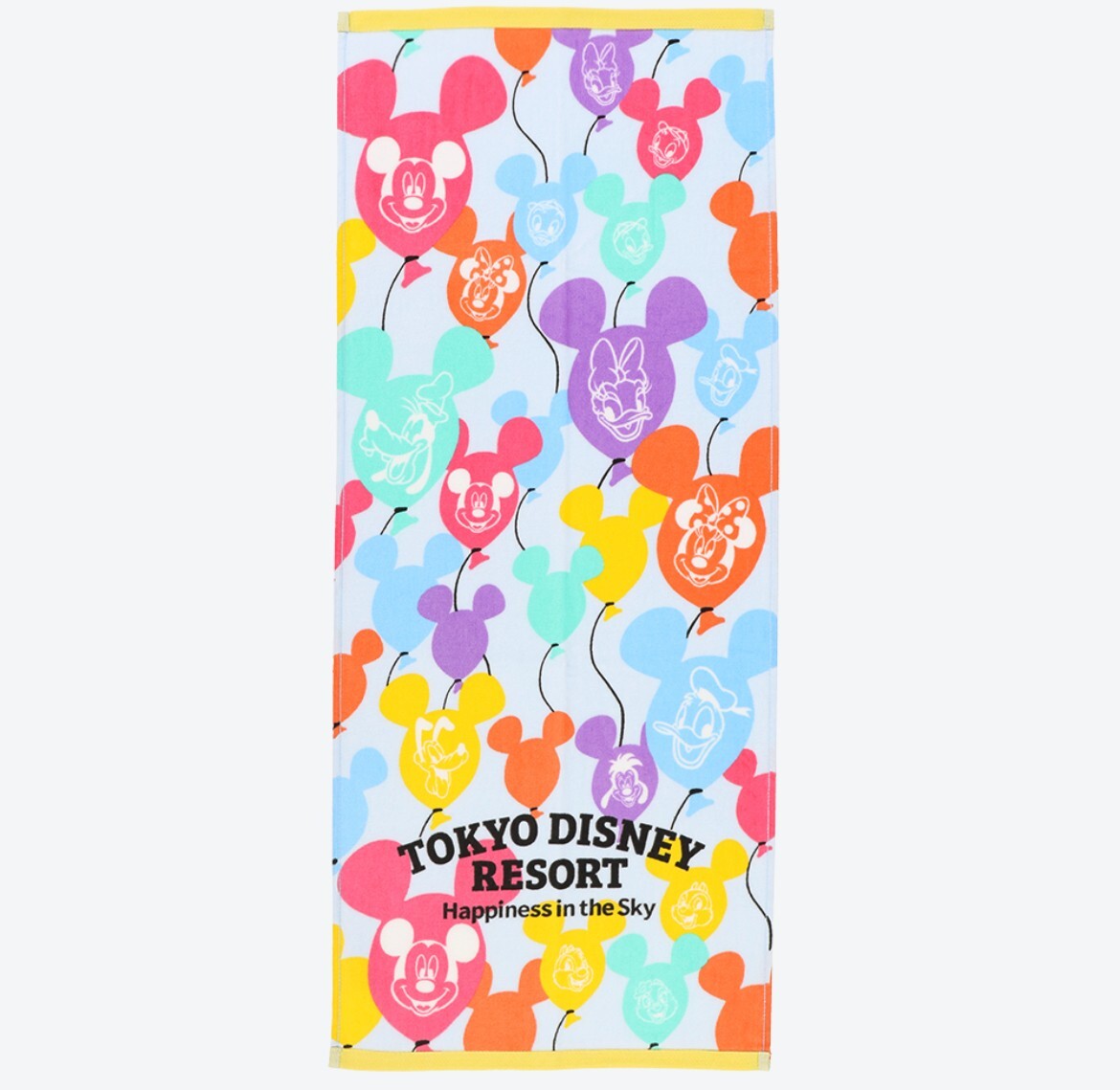 Japan Tokyo Disney Resort Mickey Balloon Face Towel 2023