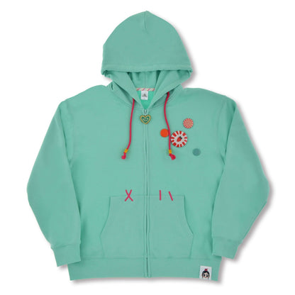 Japan Tokyo Disney Store Vanellope Long-Sleeve Hoodie with Pin Badge SUGAR RUSH