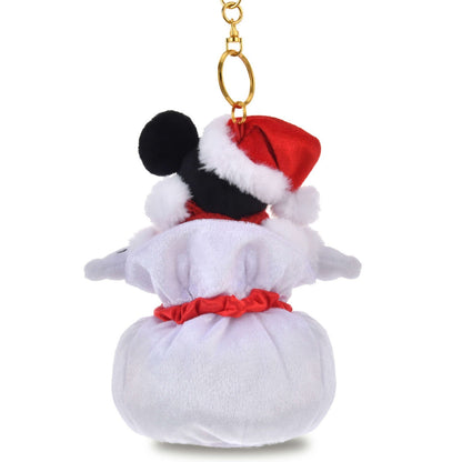 '+Japan Tokyo Disney Store Mickey Mouse Plush Toy Keychain Christmas