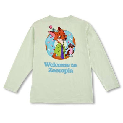 '+Japan Tokyo Disney Store Nick Long Sleeve T-Shirt 10th Anniversary Zootopia