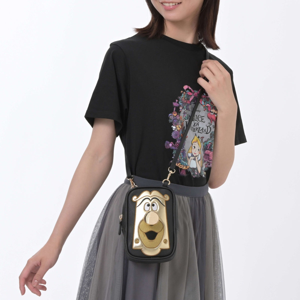 Japan Tokyo Disney Store Door Knob Multi-pochette ALICE 75TH ANNIVERSARY