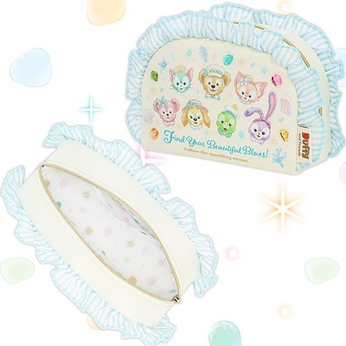 Japan Tokyo Disney Resort Find Your Beautiful Blue Duffy Pouch
