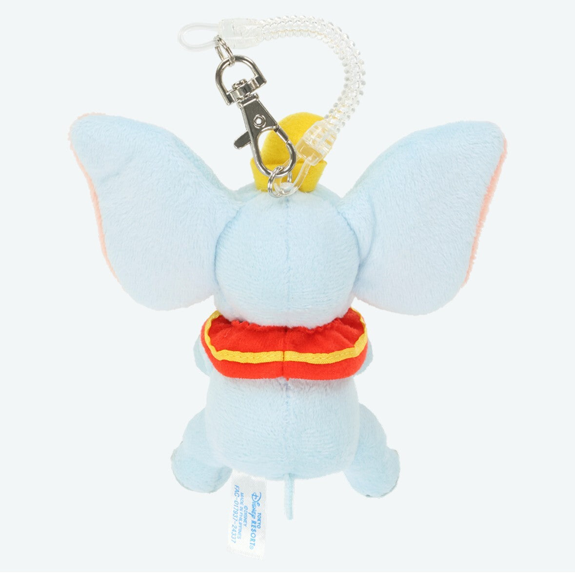 Japan Tokyo Disney Resort Dumbo Plush Toy Keychain Charm 2025