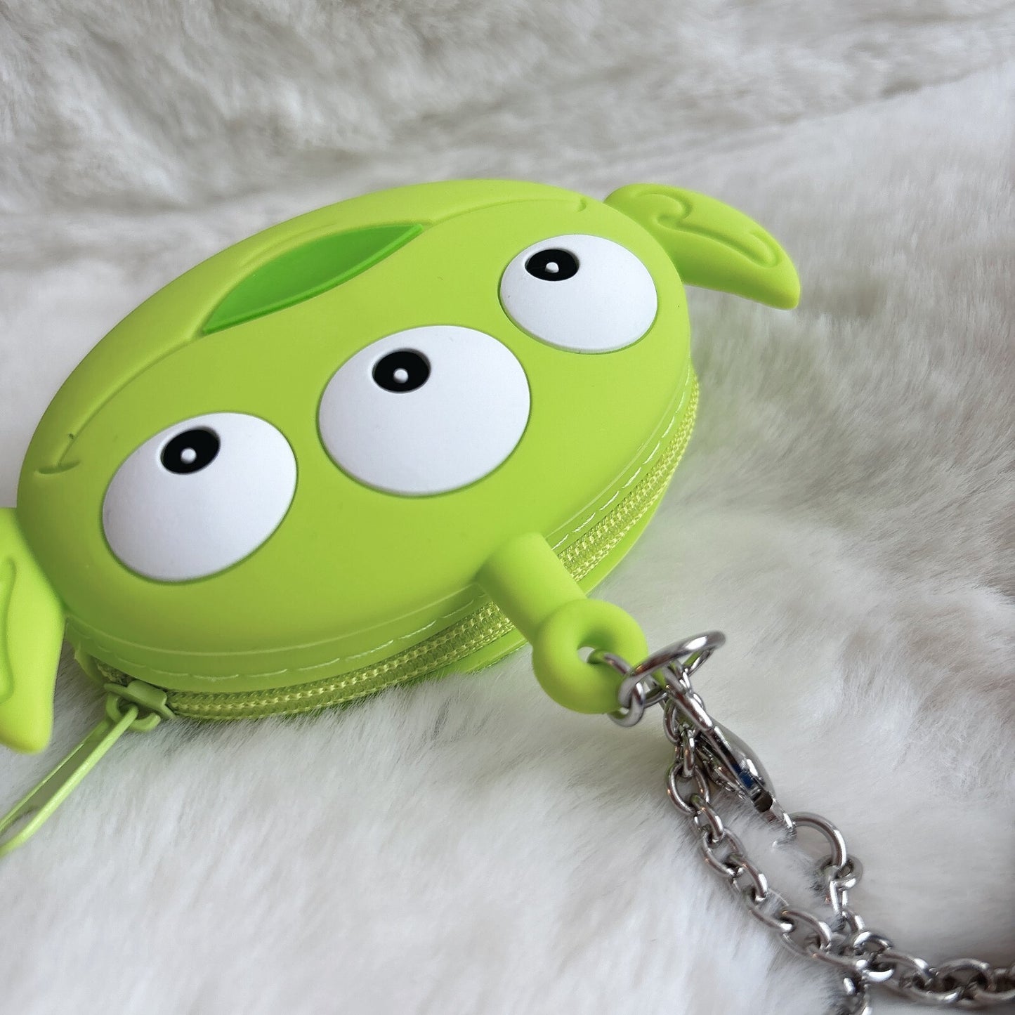 Japan Tokyo Disney Resort Toy Story Little Green Men Alien Bag Charm Keychain
