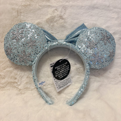 Japan Tokyo Disney Resort Ears Headband Elsa Frozen Fantasy Springs Cap