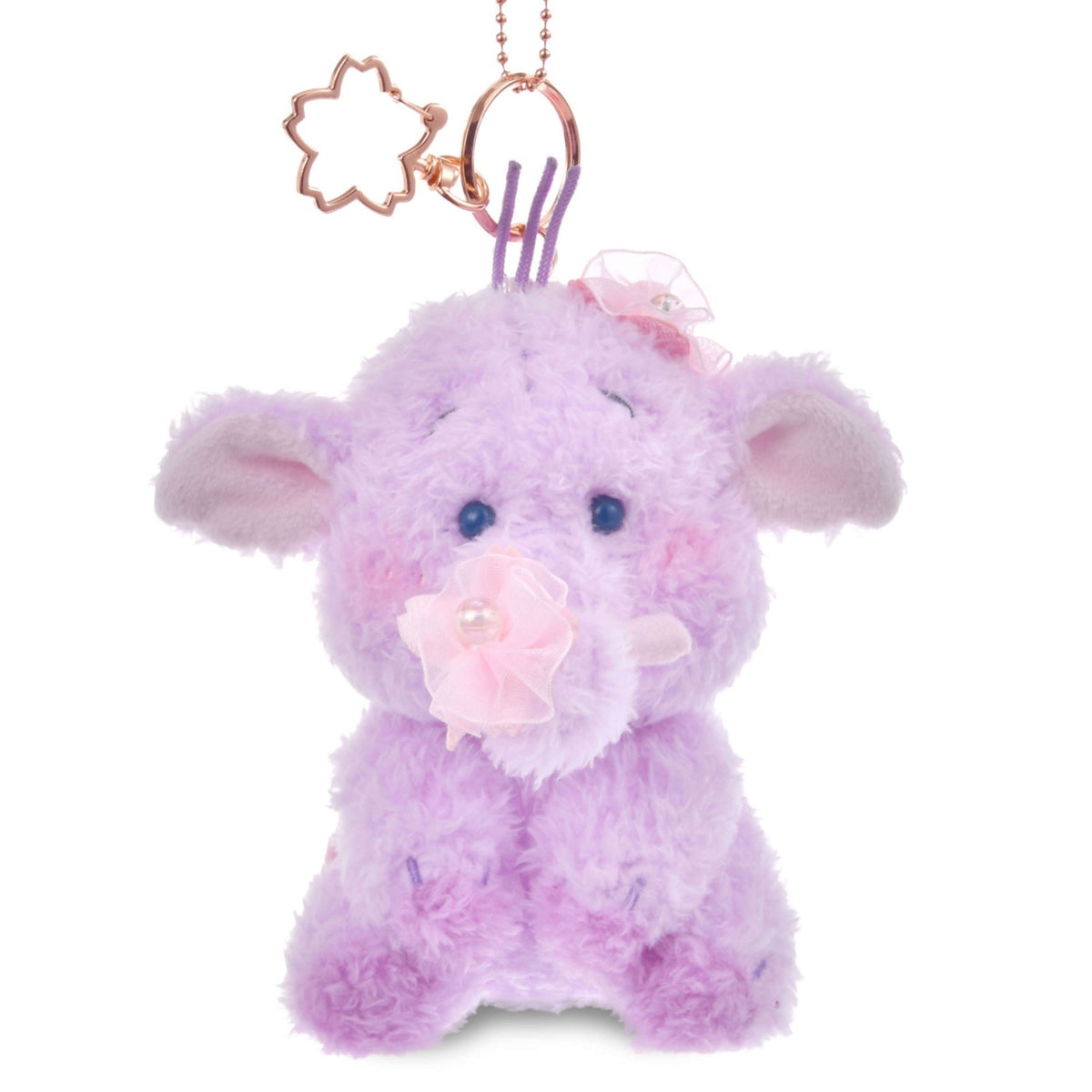 Japan Tokyo Disney Store Lumpy Plush Toy Keychain Sakura Collection 2026 Pooh
