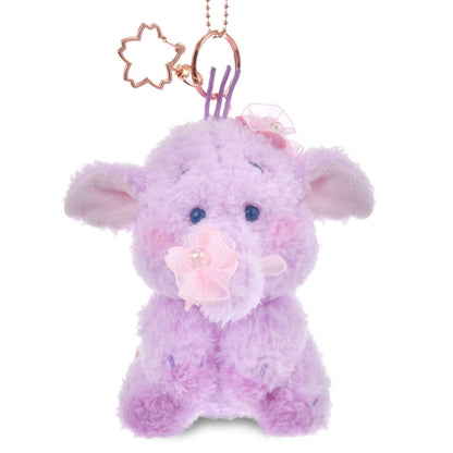 Japan Tokyo Disney Store Lumpy Plush Toy Keychain Sakura Collection 2026 Pooh