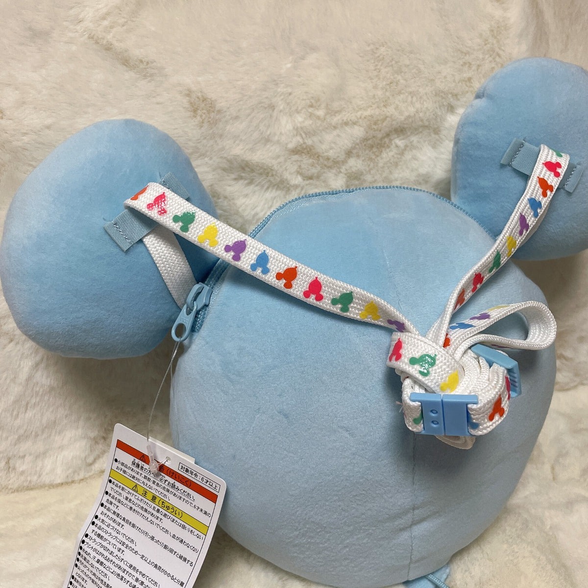 Japan Tokyo Disney Resort Mickey Balloon Shoulder Bag Pochette Pouch 2022 Blue