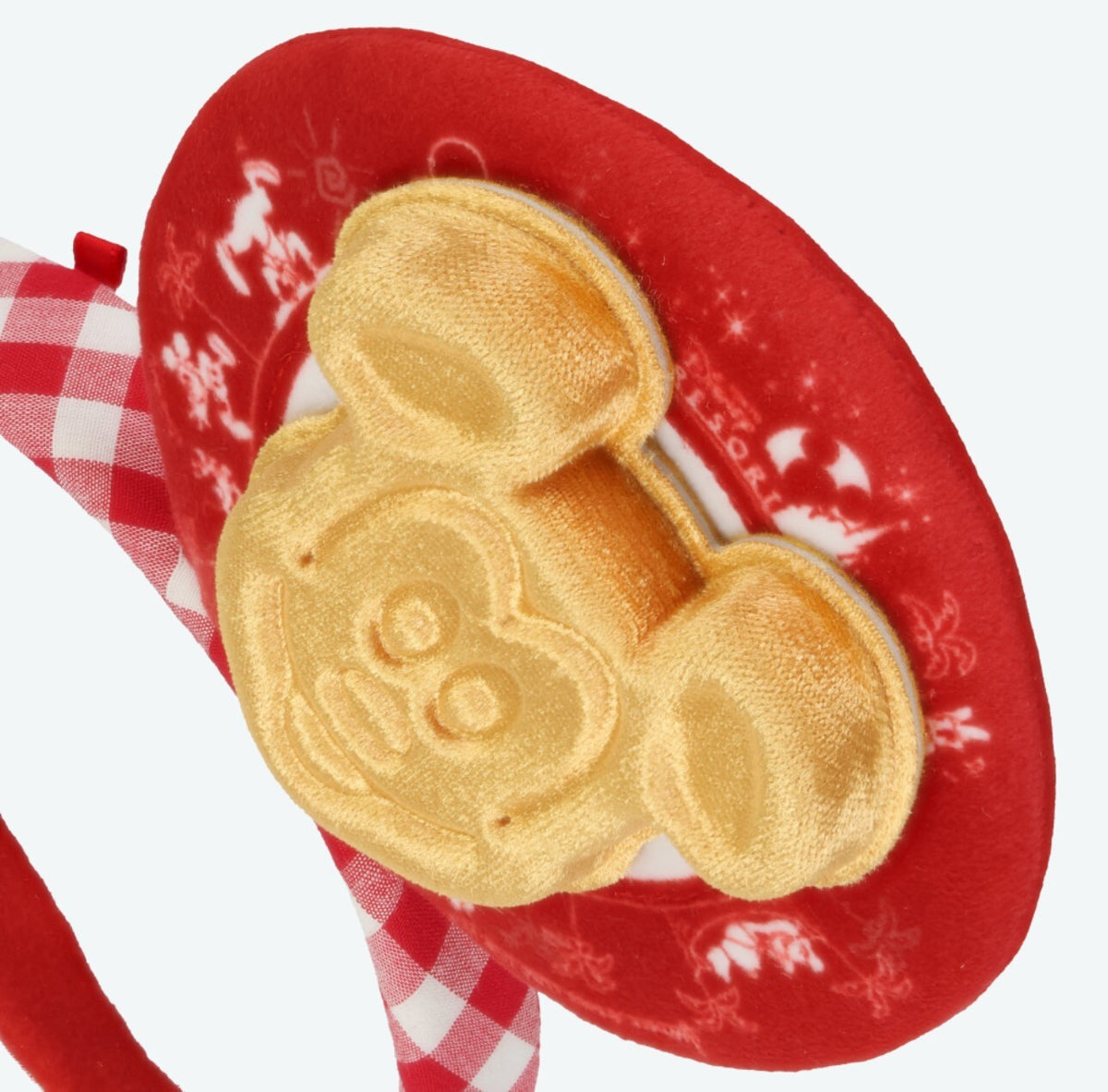 Japan Tokyo Disney Resort Mickey Waffle Shoulder Bag & Eras Headband Sweets