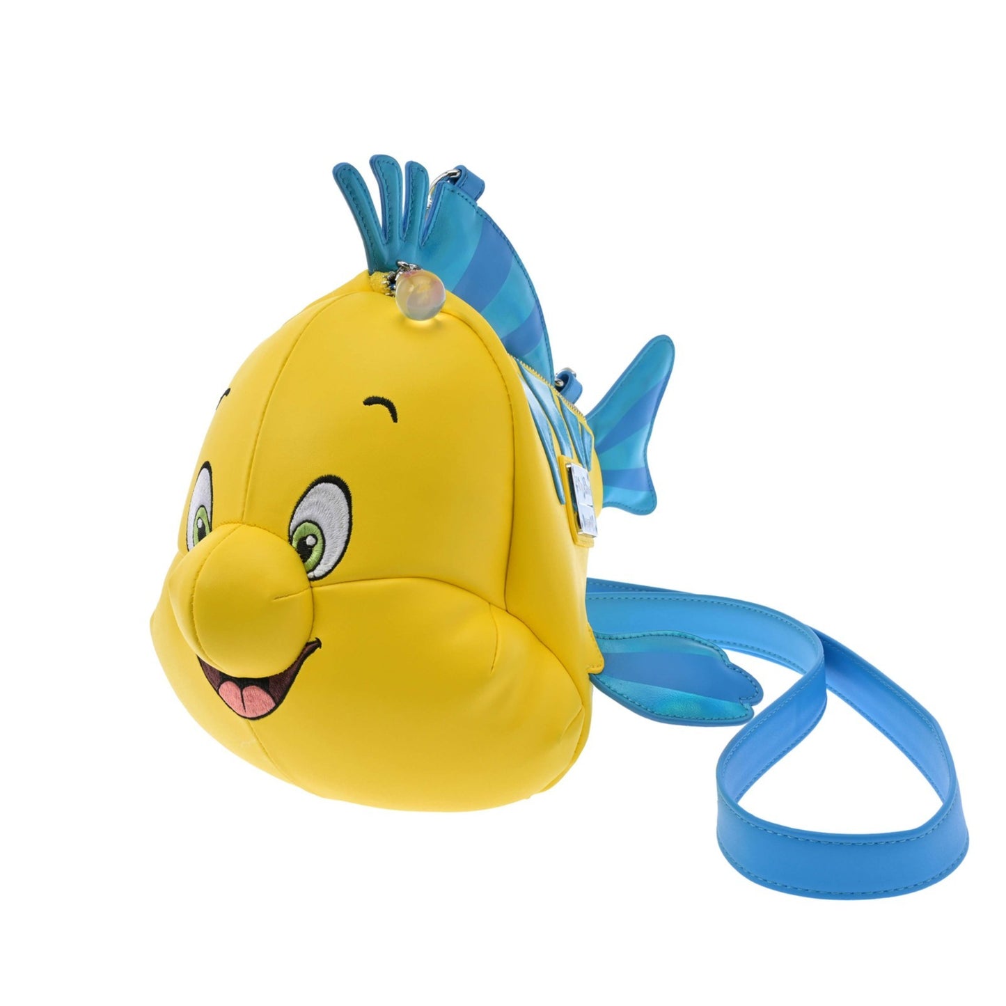 Japan Tokyo Disney Store Loungefly Flounder 3D Shoulder Bag Ariel