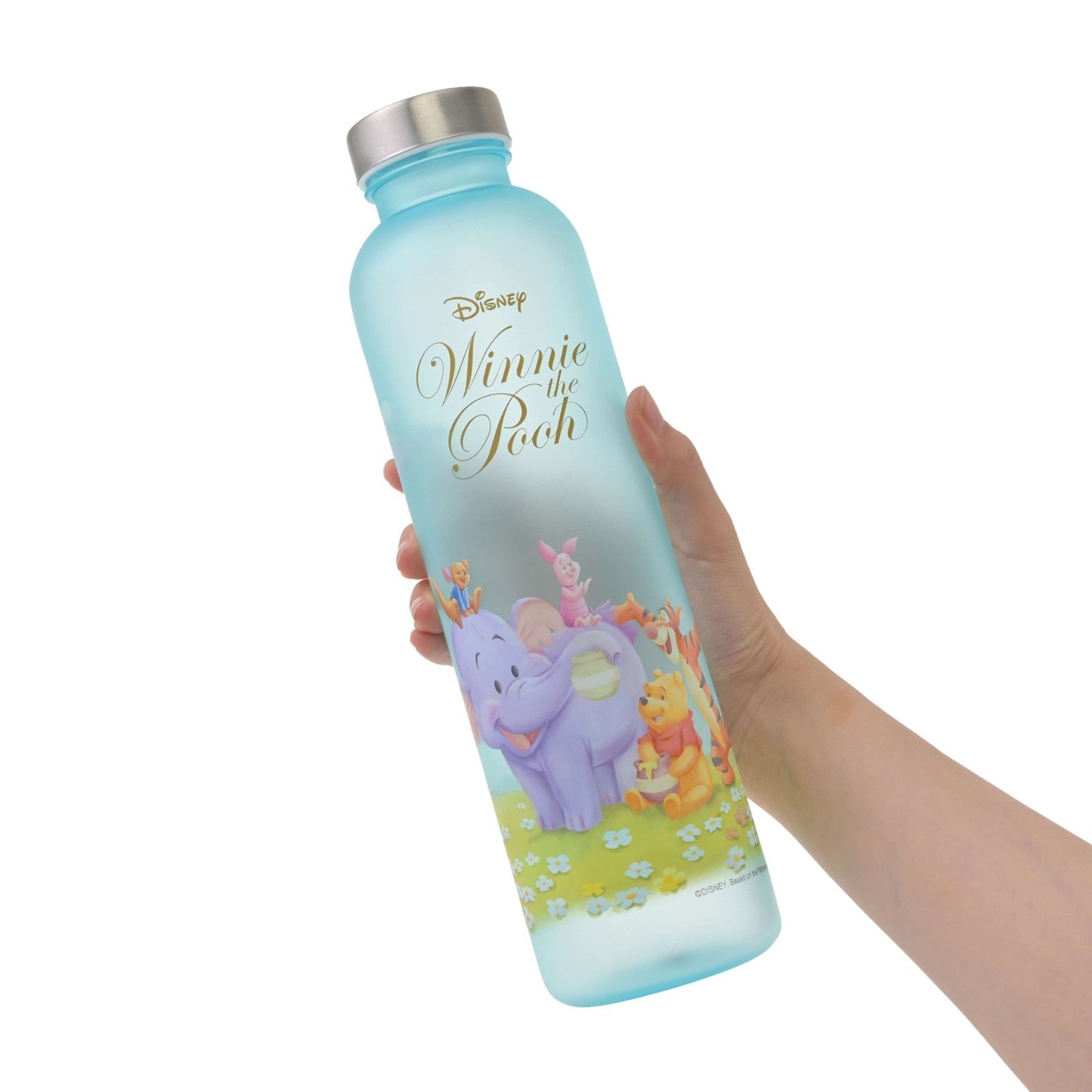 Japan Tokyo Disney Store Pooh & Friends Water Bottle Frosted Roo & Lumpy