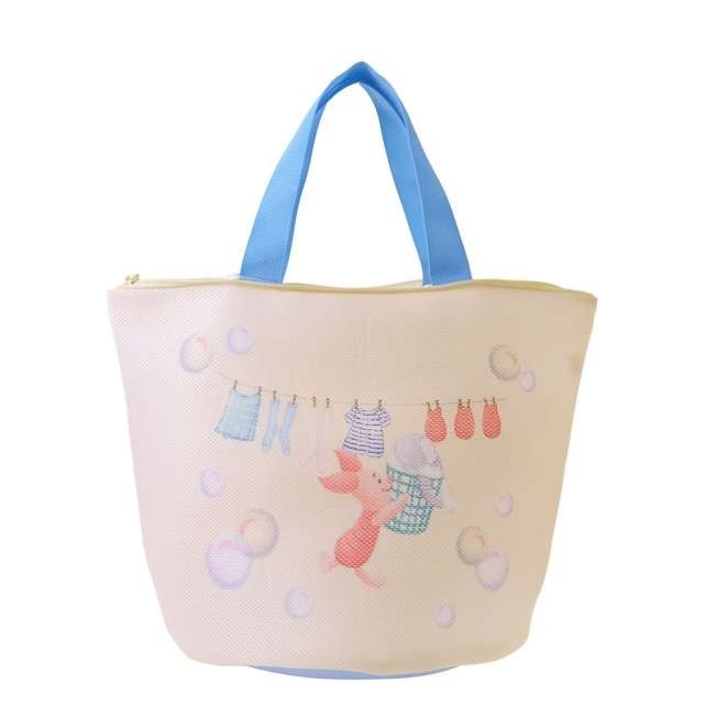 Japan Tokyo Disney Store Winnie the Pooh Laundry Net Tote Bag BATH & LAUNDERY