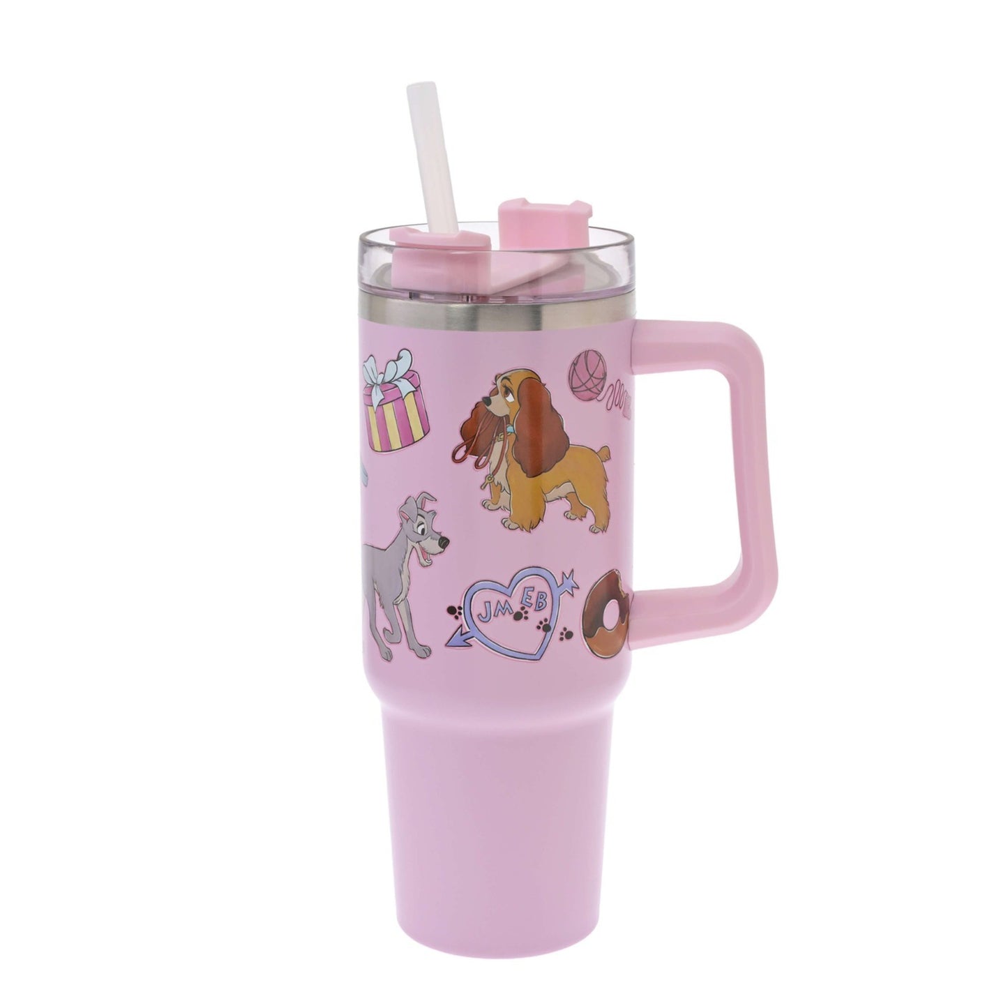 Japan Tokyo Disney Store Lady Tramp Stainless Steel Tumbler Holiday Drinkware