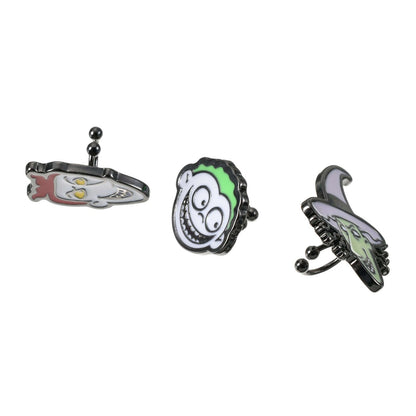 Japan Tokyo Disney Store Lock Shock Barrel Ear Cuffs Nightmare Before Christmas