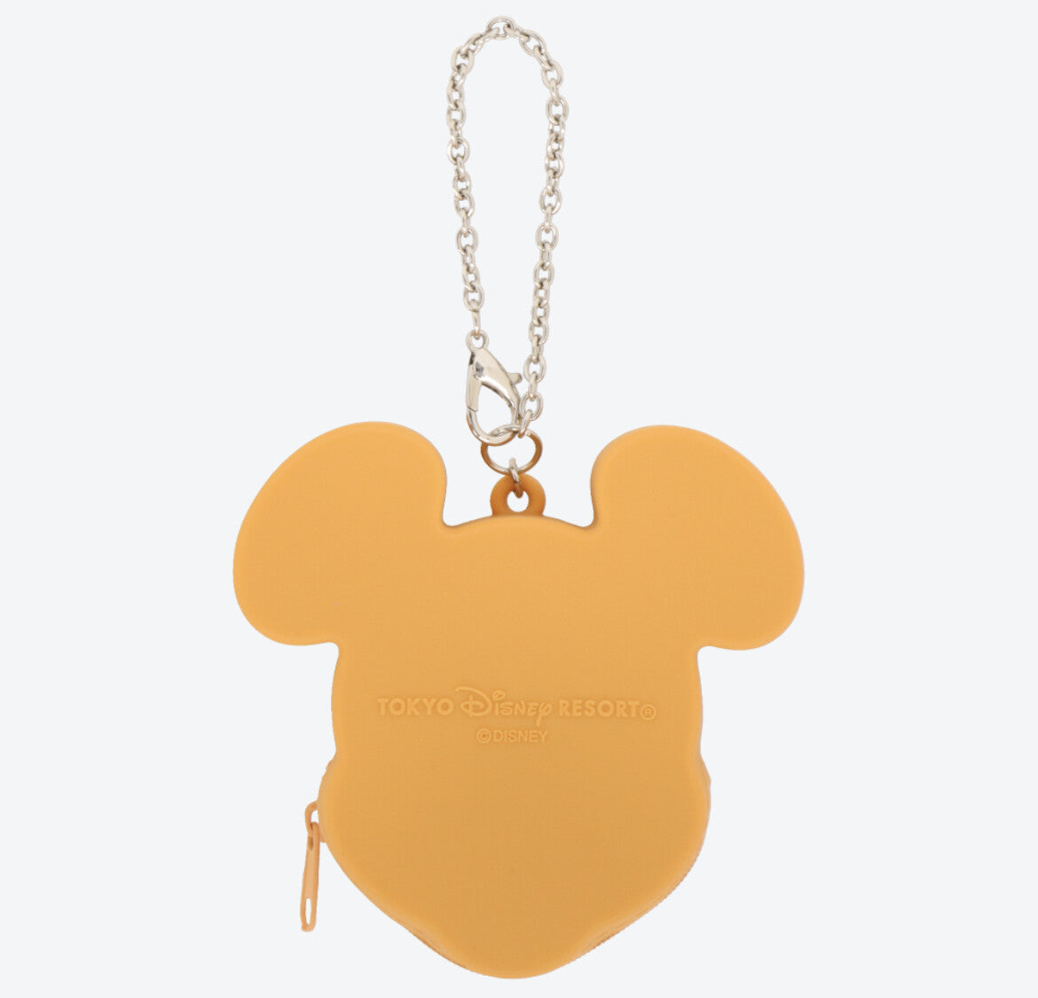 Japan Tokyo Disney Resort Mickey Waffle Bag Charm Keychain pouch