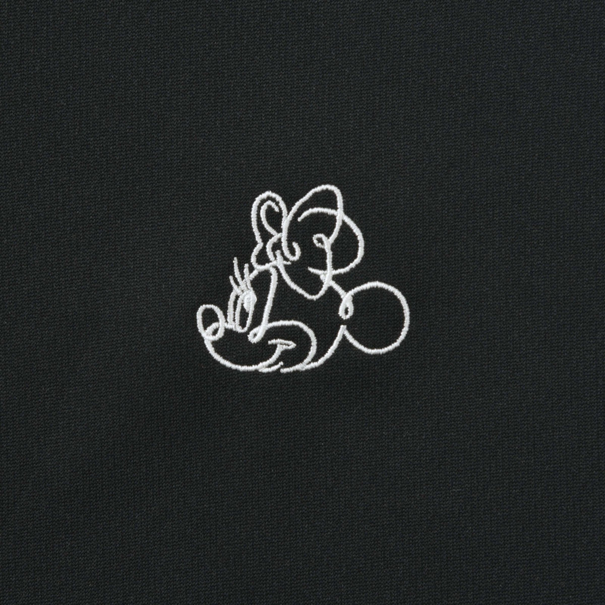 Japan Tokyo Disney Store Minnie UV-cut Hoodie Line Art Black UV CARE GOODS
