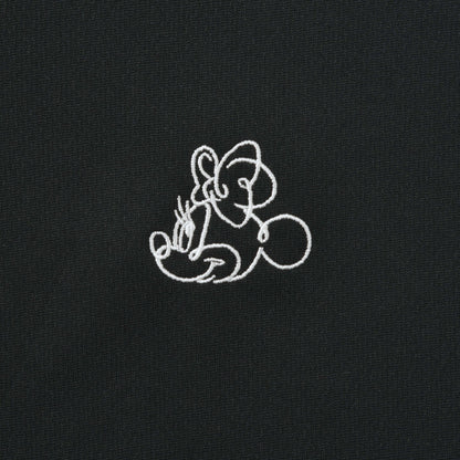 Japan Tokyo Disney Store Minnie UV-cut Hoodie Line Art Black UV CARE GOODS