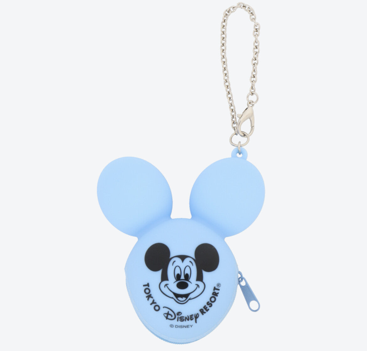 Japan Tokyo Disney Resort Mickey balloon Bag Charm Keychain pouch Blue