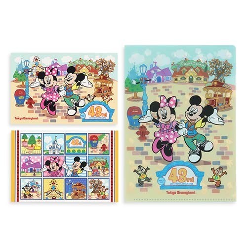 Japan Tokyo Disney Resort 43rd Anniversary Opening Postcard Clear Holder