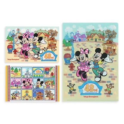 Japan Tokyo Disney Resort 43rd Anniversary Opening Postcard Clear Holder