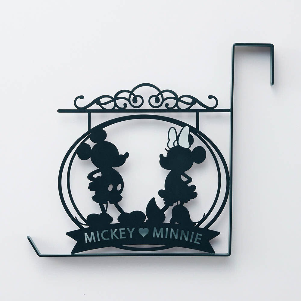 Japan Disney Fantasy Shop Bellemaison Mickey Minnie Iron Door Hook Paper Cutout