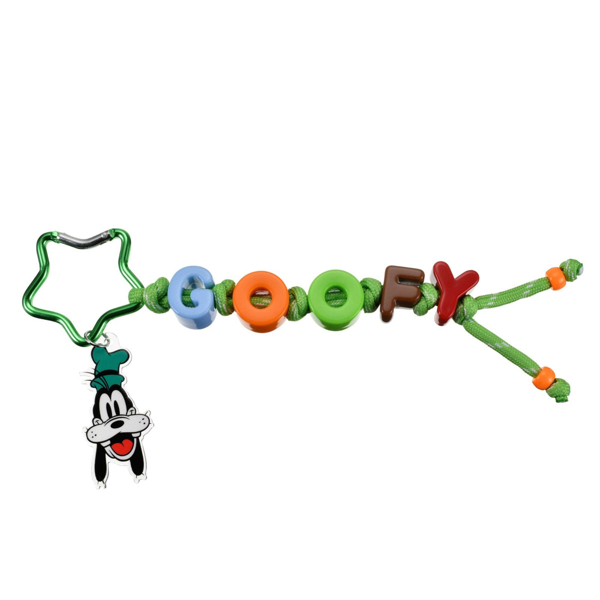 Japan Tokyo Disney Store Goofy Keychain with Name Beads Fes