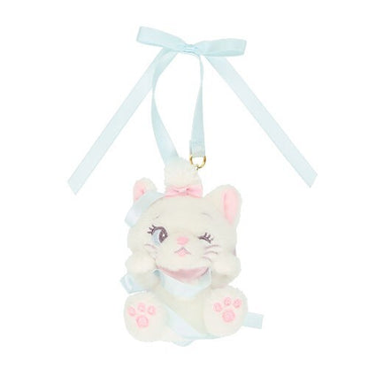 Japan Tokyo Disney Resort The Aristocats Marie Plush Toy Charm Blue Christmas