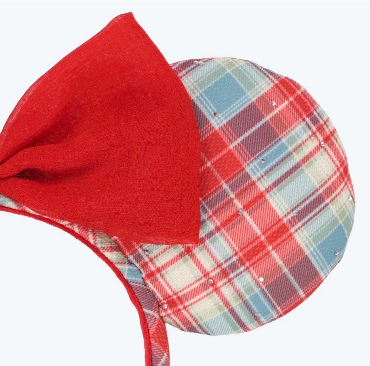 Japan Tokyo Disney Resort Minnie Mouse Ears Headband Ribbon Red Limited 2026