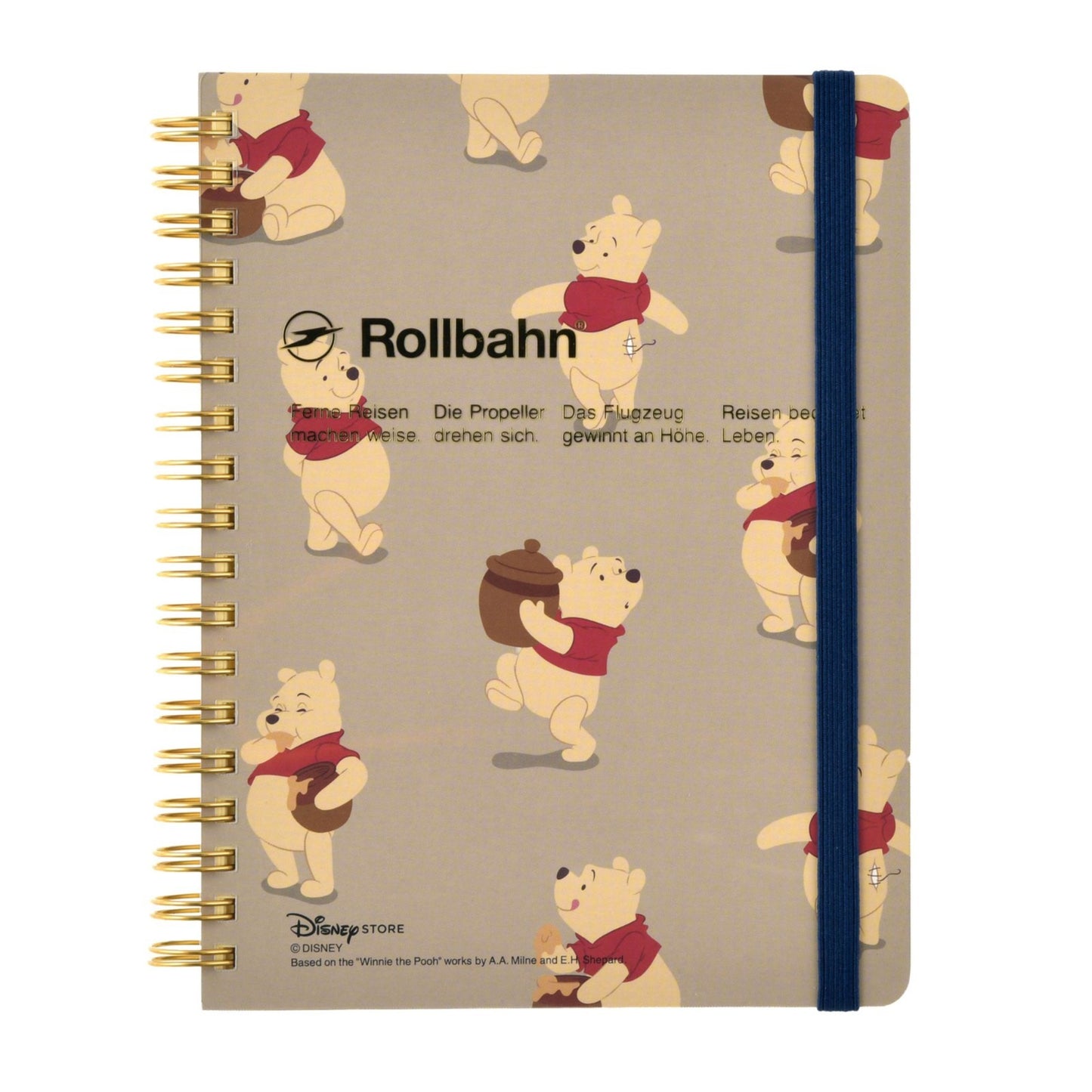Japan Tokyo Disney Store Winnie the Pooh Delfonics Rollbahn Diary L 2027