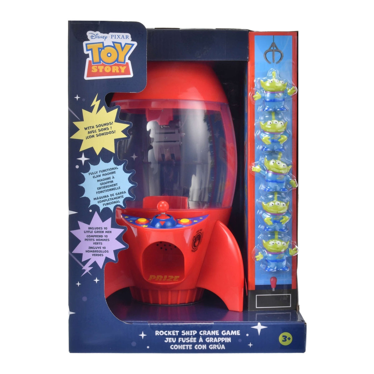 Japan Tokyo Disney Store Little Green Men Alien Toy Space Crane Toy Story
