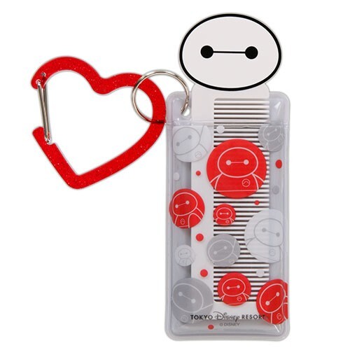 Japan Tokyo Disney Resort Baymax Comb & Case with carabiner
