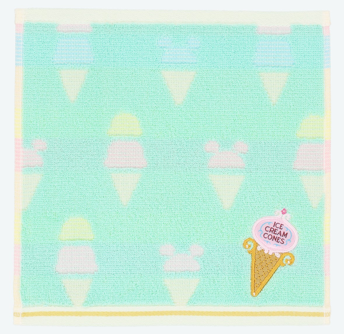 Japan Tokyo Disney Resort Ice cream cone Mini Towel limited