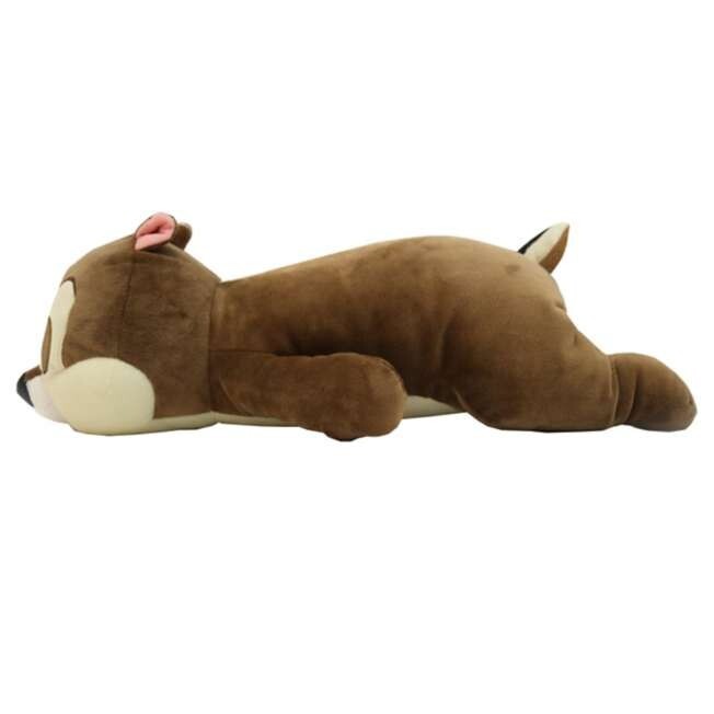 Japan Shop Disney Chip & Dale  Chip Die-cut Cushion Sleep Brown Plush Toy 2025