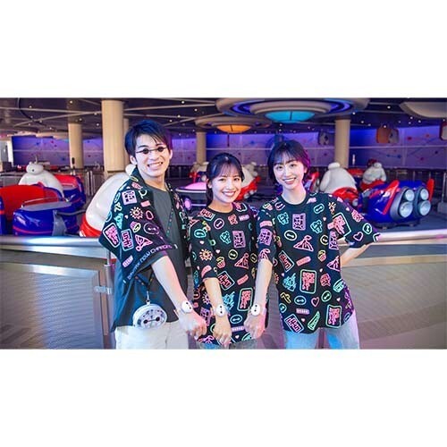 Japan Tokyo Disney Resort Baymax T-shirt Summer Cool Off
