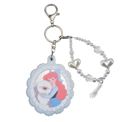 Japan Tokyo Disney Store Ariel Max Keychain with Mirror Charm Illustrated mikko