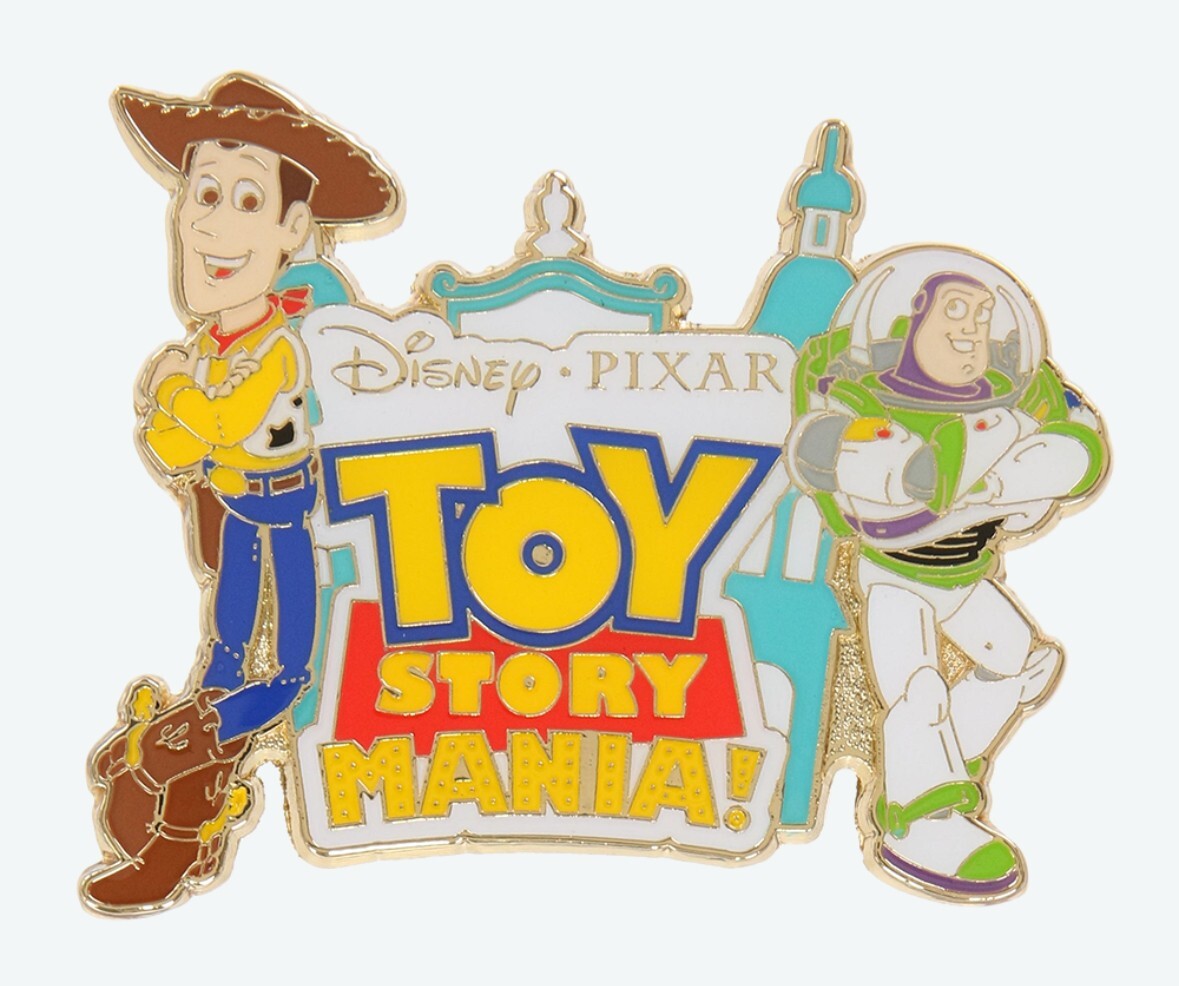 Japan Tokyo Disney Resort Pin badge 2024  Toy Story Mania ! Woody Buzz