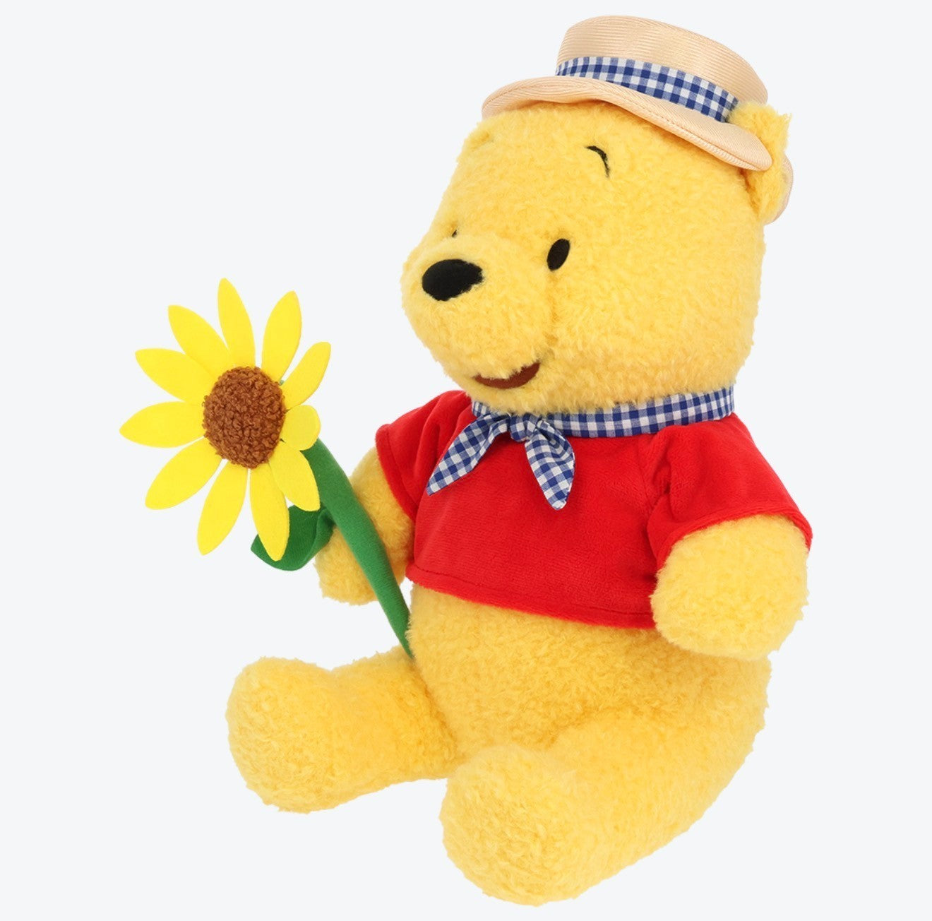 Japan Tokyo Disney Resort Winnie the Pooh Sunflower Plush Toy Summer