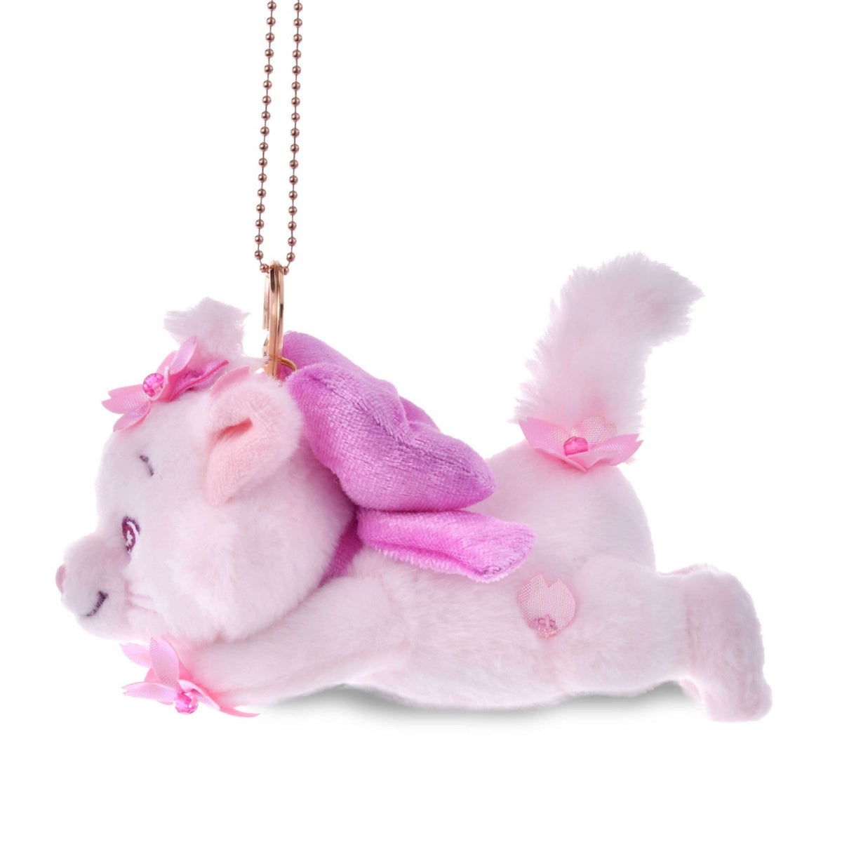 Japan Tokyo Disney Store Marie Plush Keychain Highlight Sakura Collection 2026