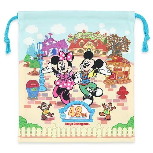 Japan Tokyo Disney Resort 43rd Anniversary Opening Drawstring Bag
