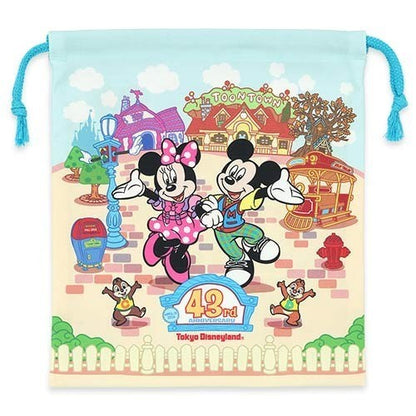 Japan Tokyo Disney Resort 43rd Anniversary Opening Drawstring Bag
