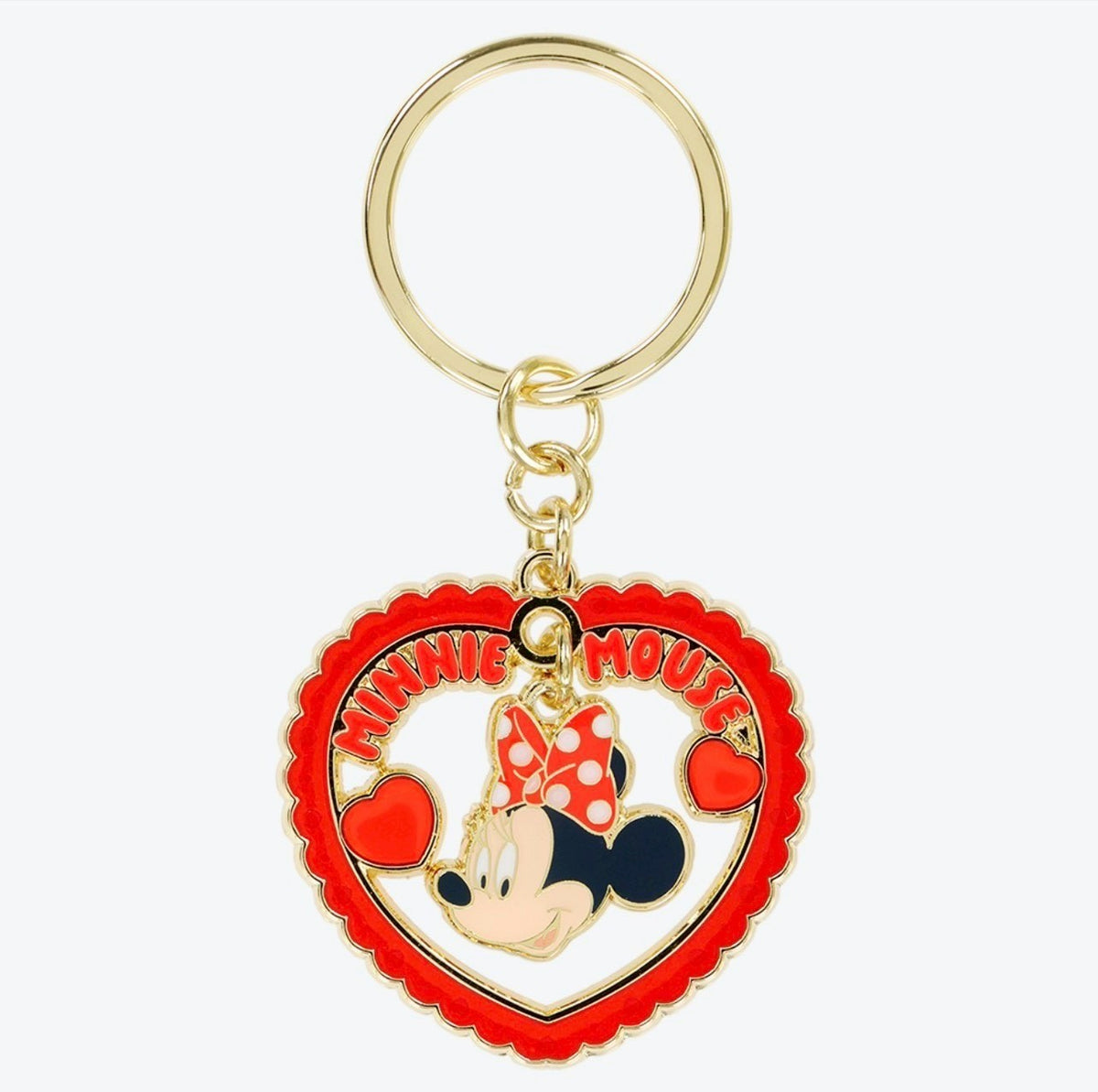 Japan Tokyo Disney Resort Minnie Mouse Keychain Heart 3 Pieces Limited 2026
