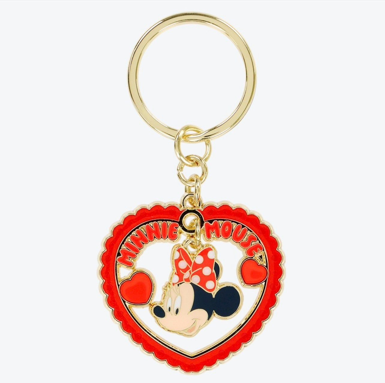 Japan Tokyo Disney Resort Minnie Mouse Keychain Heart 3 Pieces Limited 2026