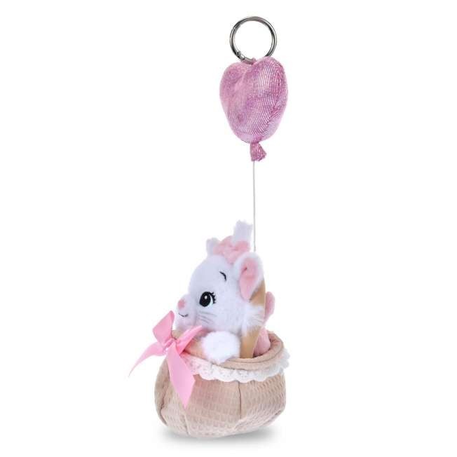 Japan Tokyo Disney Store Aristocats Marie Plush Toy Keychain Balloon