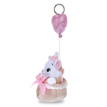 Japan Tokyo Disney Store Aristocats Marie Plush Toy Keychain Balloon