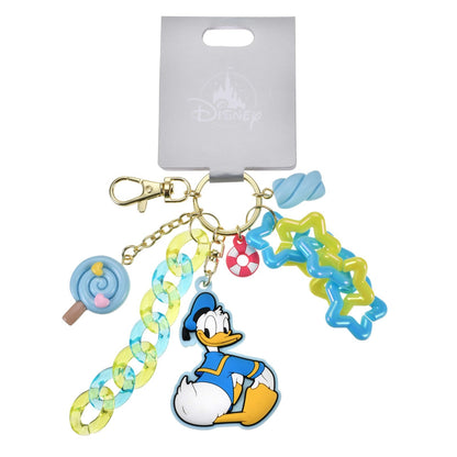 Japan Tokyo Disney Store Donald Duck Keychain Sweets Key Chain Fes