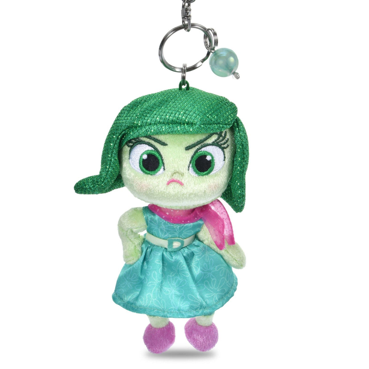Japan Tokyo Disney Store Disgust Plush Keychain Core Memory Ball Inside Out