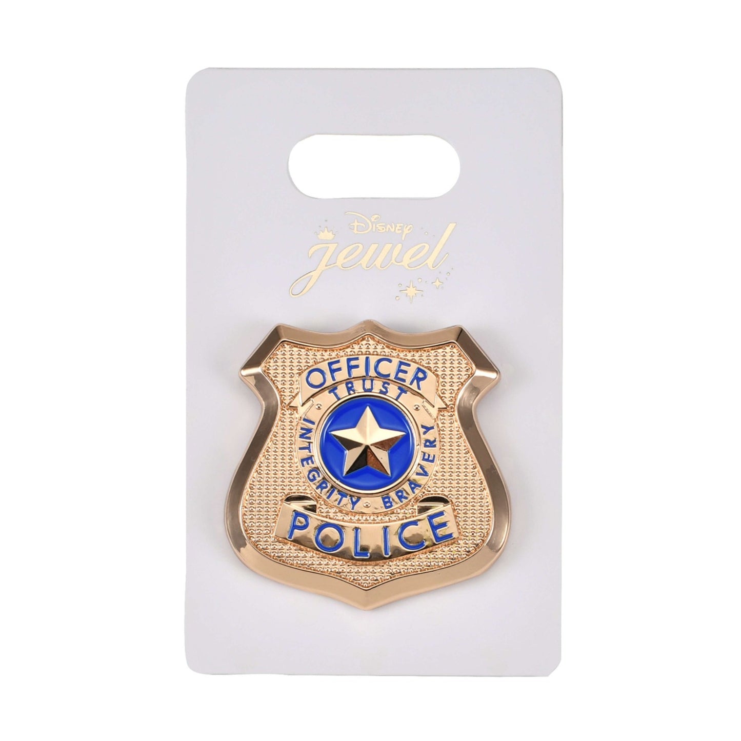 Japan Tokyo Disney Store Zootopia Police Badge Brooch Costume Accessories