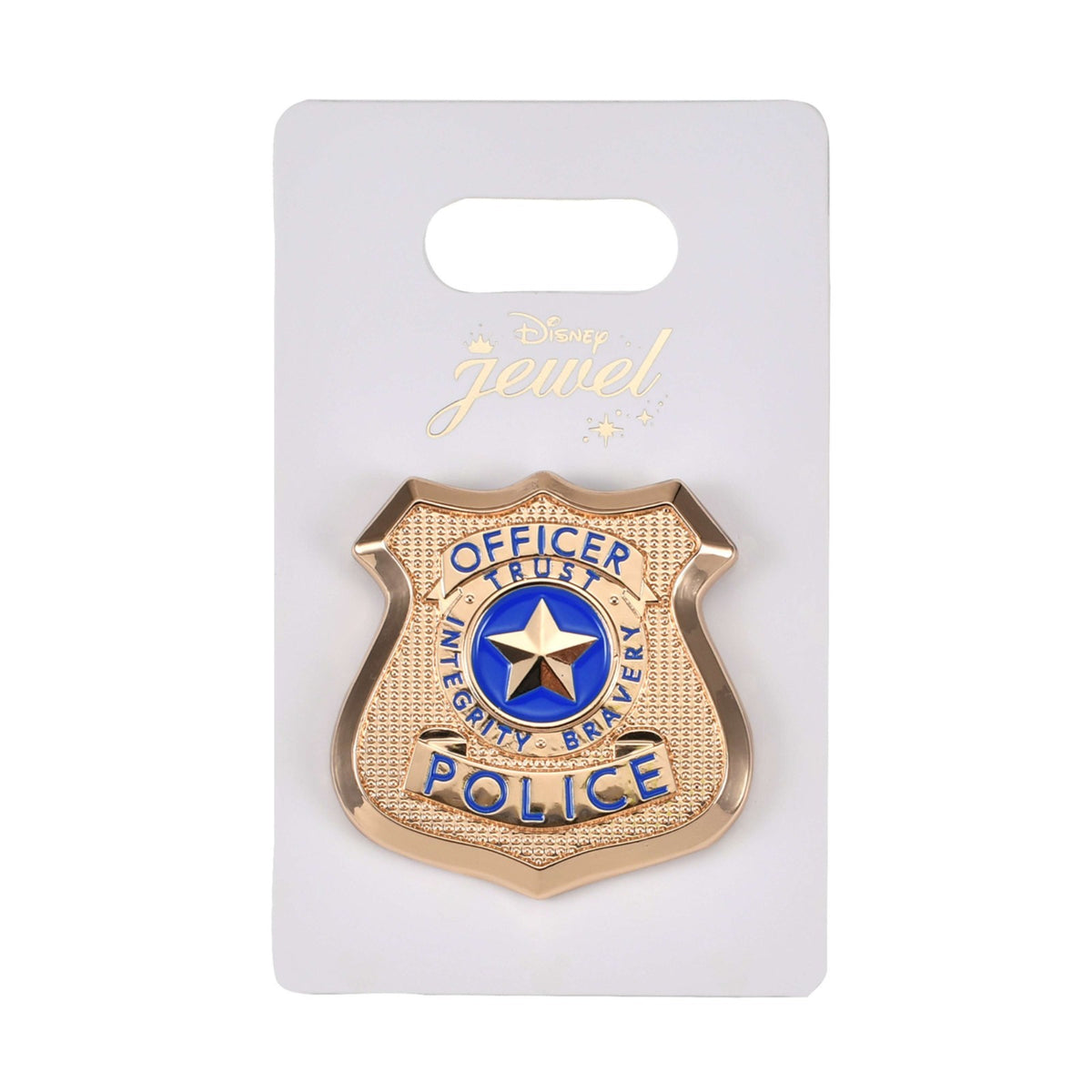 Japan Tokyo Disney Store Zootopia Police Badge Brooch Costume Accessories