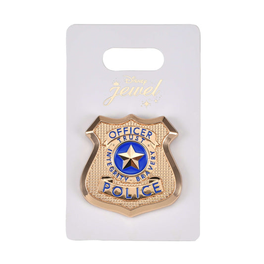 Japan Tokyo Disney Store Zootopia Police Badge Brooch Costume Accessories